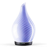 Porseme diffuseur 280 ml en verre violet pour ambiance apaisante et humidification douce.