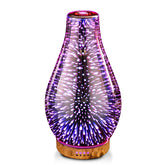 Porseme diffuseur huile essentielle avec verre rose-or 3D, ambiance apaisante.