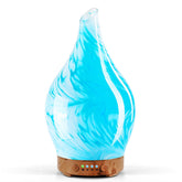 Porseme diffuseur en verre 150 ml, boule bleue, ambiance spa à domicile.