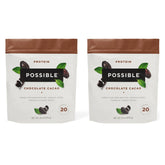 Possible Poudre Protéinée Chocolat Cacao pack-shot, idéale après l'entraînement.