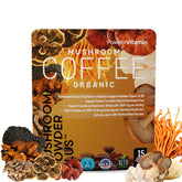 PowderVitamin: tasse café-champignons bio pour énergie et concentration