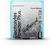 PowderVitamin Electrolytes, bouteille prête à l'hydratation rapide après l'effort.