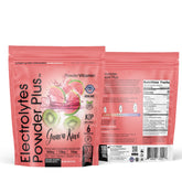 PowderVitamin Électrolytes Plus – poudre goyave-kiwi prête à hydrater sans calories