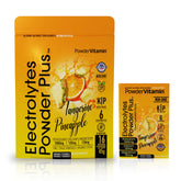 PowderVitamin Électrolytes Poudre Plus – sachet 16 portions, hydratation sans sucre.