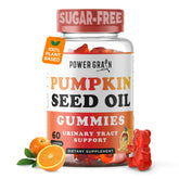 Power Grain Gummies citrouille orange: bouchée pour cheveux et peau