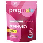 PREGMATE 25 bandes de test dans une boîte, pratique pour démarrer rapidement.