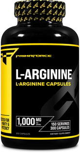 Primaforce L-Arginine – bouteille montrant le dosage et la présentation pratique