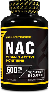 Primaforce NAC 600 mg, bouteille vegan prête à l’emploi quotidiennement