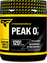 Primaforce Peak O2 - Bouteille 120 g, soutien à l’entraînement.