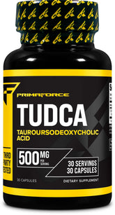 Capsules Primaforce TUDCA de 500 mg, dosage fiable pour votre routine quotidienne.