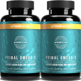 Gélules Primal Harvest Omega3, 1000 mg EPA/DHA, soutien cœur et cerveau.