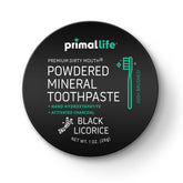 Poudre charbon actif Primal Life Organics pour un nettoyage en profondeur.