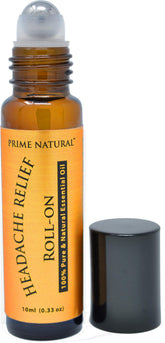 PRIME NATURAL Roll-on soulagement tête, application précise sur les tempes et calmant.