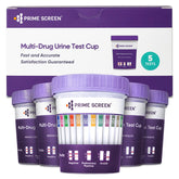 Prime Screen gobelet test urinaire 14 substances, lecture rapide des résultats.