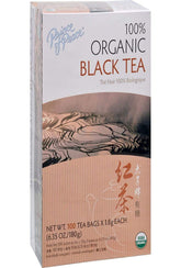 Prince Of Peace sachets thé noir bio pour infusion rapide et aromatique.