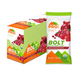 PROBAR Bolt gommes énergétiques canneberge-grenade, goût frais et énergie naturelle.
