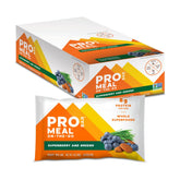 Barre PROBAR MEAL Superberry et Greens, emballage prêt à emporter pour énergie durable.