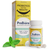 Tablette ProBiora Health à la menthe pour haleine fraîche.