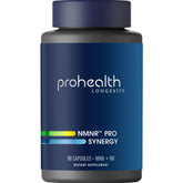 Bouteille ProHealth NMNR Pro Synergy, capsules faciles à avaler.