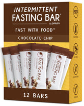 Barres Prolon Chocolat Chip – emballage pratique pour le jeûne et le déplacement.