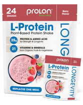Prolon Protéine en poudre, bouteille prête à boire, soutien potentiel à la masse musculaire.