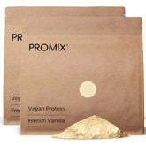 ProMix Nutrition protéine végétale vanille dans un pot, goût agréable et digestibilité améliorée
