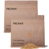 Poudre ProMix Whey Protein Chocolat Cru prête à être mélangée pour un shake post-entraînement