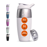 Promixx Bouteille Shaker 32oz en inox, idéale pour shakes protéinés et entraînements.