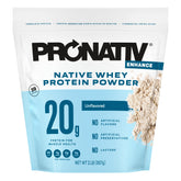 Pronativ protéine native non parfumée dans une bouteille, pratique au quotidien