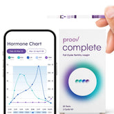 Proov kit-test-fertilite-complet: vue d’ensemble du cycle et des hormones.