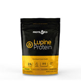 Prote&Co Lupin Protein – poudre banane emballage, soutien énergétique végétal.