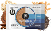 Protein Puck emballage barre protéinée végétale cacao et noix de cajou, prêt à emporter