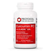Curcumine PC PROTOCOL FOR LIFE BALANCE, absorption améliorée grâce à la phosphatidylcholine, meilleure biodisponibilité.