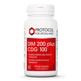 PROTOCOL FOR LIFE BALANCE DIM 200 Plus CDG – gélules végétales, soutien potentiel du métabolisme hormonal.