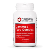 PROTOCOL FOR LIFE BALANCE Gamma E Toco Complex : bouteille, soutien antioxydant potentiel au quotidien.