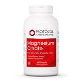 Flacon PROTOCOL FOR LIFE BALANCE montrant une forme magnésium biodisponible pour le bien-être potentiel.