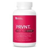 PRVNT - bouteille DéFense Urinaire montrant le packaging et le design, soutien quotidien potentiel.