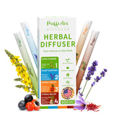 PUFFIAIR stylo-diffuseur aromatique ensemble quatre diffuseurs, pratique et polyvalent