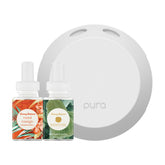 Pura 4 diffuseur d'ambiance en fonctionnement offrant un parfum doux et accueillant.