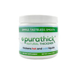 Purathick démontré sur liquides chauds et froids, texture régulière.