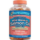 Pure Alaska Omega : bouteille d'huile de saumon sauvage, source pratique d'oméga-3.