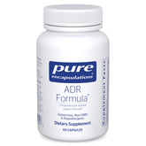 Pure Encapsulations ADR Formule: bouteille avec étiquette et soutien immunitaire potentiel.