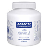 Pure Encapsulations Beta-Sitosterol, bouteille de capsules, soutien potentiel au flux urinaire sain.
