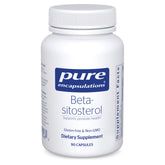 Pure Encapsulations Beta-Sitosterol, flacon affiché, soutien potentiel du flux urinaire.