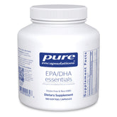 Pure Encapsulations EPA/DHA Essentials : bouteille huile-poisson pour le soutien cardiovasculaire potentiel.