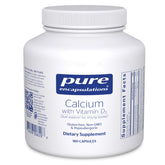 Pure Encapsulations Calcium D3 – bouteille gélules, support potentiel de la santé osseuse