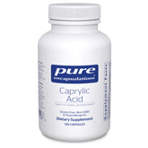 Pure Encapsulations Acide Caprylique – bouteille-versement: routine digestive aisée.