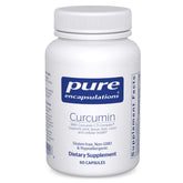 Pure Encapsulations Curcumin — bouteille sur fond blanc, soutien potentiel pour articulations et bien-être quotidien.