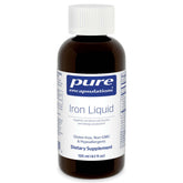 Flacon Pure Encapsulations Fer Liquide prêt à verser, design pratique