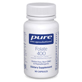 Pure Encapsulations Folate 400 Metafolin – bouteille pratique pour le quotidien